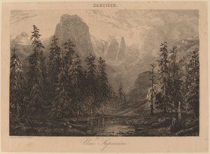 Et grantræ af Alexandre Calame
