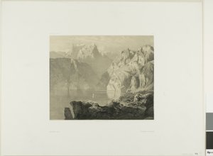 Vierwaldstattersee af Alexandre Calame
