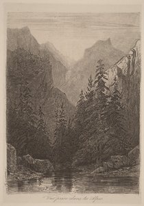 Udsigt i Alperne af Alexandre Calame