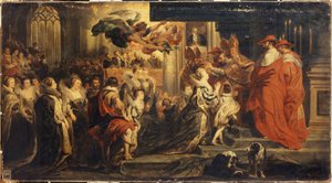 Marie de Medicis kroning, 13. maj af Alexandre Colin