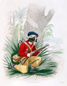Sørøveren, fra "Histoire des Pirates" af P. Christian, graveret af Huart, 1852 af Alexandre Debelle
