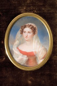Portræt af grevinde Dolly de Ficquelmont 1804-1863 af Alexandre François Louis Comte de Girardin