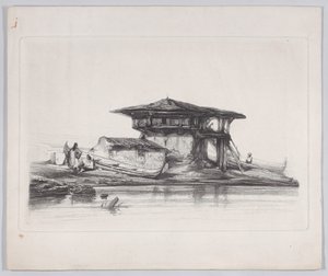 Et hus i Smyrna, 1839. af Alexandre Gabriel Decamps
