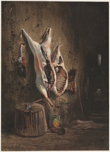 Kadavere, 1840-1860. af Alexandre Gabriel Decamps