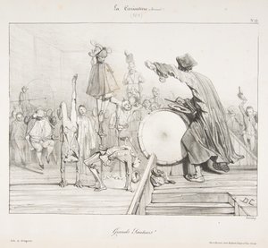Store Jumpers!, fra La Caricature, 1823-60. af Alexandre Gabriel Decamps