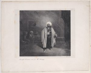 Stående tyrker, 1831. af Alexandre Gabriel Decamps