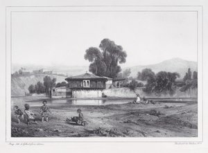 Tyrkisk barak, 1823-60. af Alexandre Gabriel Decamps