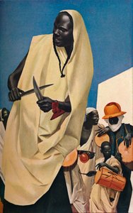 Kuli-Kuta-dansen, Niamey, 1926 af Alexandre Jacovleff