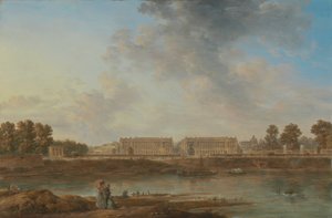 Udsigt over Place Louis XV, ca. 1775-87 (olie på lærred)