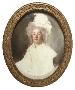 Portræt af dronning Marie Antoinette af Frankrig 1755-1793, 1791-1792.
