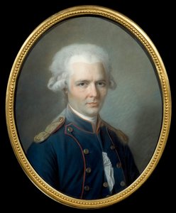 Portræt af den franske forfatter Pierre Choderlos de Laclos (1741-1803) Pastelmaleri tilskrevet Aleksander Kucharski (1741-1819). 1700-tallet søn. 0,55x0,45 m Amiens, musee de l