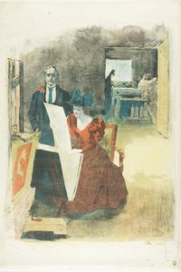Omslag til porteføljen, The Painters-Lithographers (Les Peintres Lithographes) af Alexandre Lunois