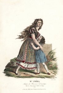 Ballerina Miss Marie Cheza som Jenny i ballet-pantomimen Jenny af Jean-Louis Aumer, Panorama Dramatique