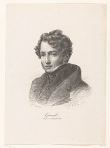 Portræt af Théodore Géricault Gericault (titel på objekt)