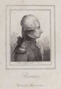 Antoine de Bertin, fransk digter (stik) af Alexandre Massard