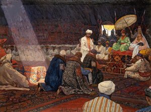 Ved Den Gyldne Horde, 1907 af Alexei Fedotovich Maximov