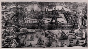Solovetsky Transfiguration Monastery på Solovetsky-øerne, 1744