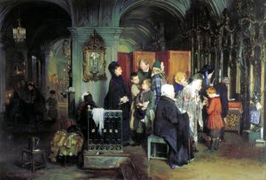 Before the Confession, 1877. dani af Alexei Ivanovich Korzukhin