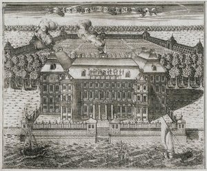 Prins Alexander Menshikovs palæAlexander Danilovich Menshikov, 1717. af Alexei Ivanovich Rostovtsev