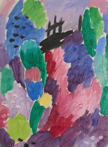 Red Path, St. Prex, 1915. af Alexej von Jawlensky
