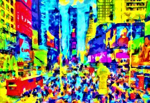 Emanationer, 2020 (blandede medier) af Alexei Makhov