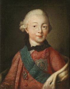 Portræt af storhertug Pavel Petrovich 1754-1801, 1765