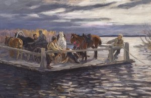 En færge af Alexei Steipanovitch Stepanov
