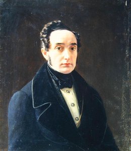 Portræt af forfatteren Ivan Panayev (1812-62)