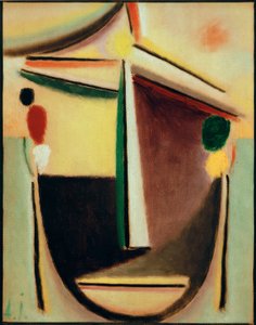 Abstrakt hoved af Alexej von Jawlensky