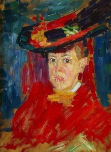Portræt af Marianne von Werefkin. Omkring 1906 af Alexej von Jawlensky