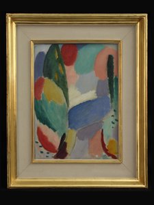 Blue Street, 1916 af Alexej von Jawlensky