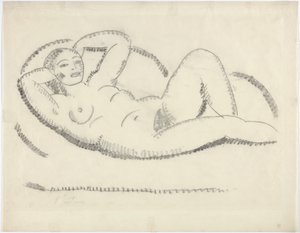 liggende nøgen af Alexej von Jawlensky