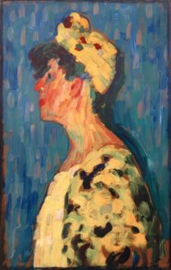 Marianne von Werefkin i profil af Alexej von Jawlensky