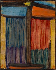 Meditation auf Goldgrund af Alexej von Jawlensky