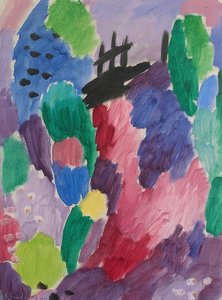 Roter Road, St. Prex. 1915 af Alexej von Jawlensky