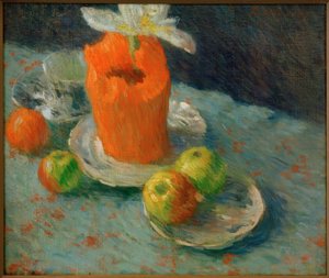 Stilleben og Bleu af Alexej von Jawlensky
