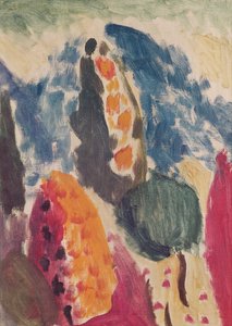 Variation IV, 1916 af Alexej von Jawlensky