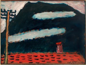 To hvide skyer af Alexej von Jawlensky