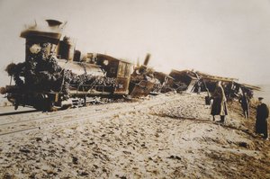 Borki-togkatastrofen den 29. oktober af Alexey Mikhaylovich Ivanitsky