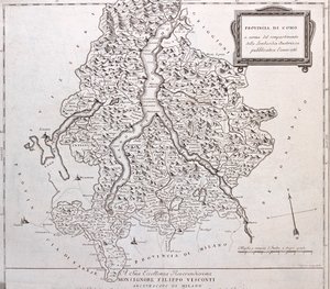 Como og Luganosøen, Como og Lecco, Italien - af A