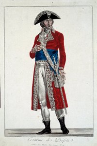 En præfet i rødt kostumegravering af Alexis Chataignier (1772-1817) af Alexis Chataigner