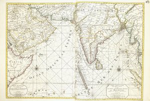 Kort over Afrika, Arabien og Indien