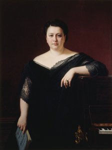Portræt af operasangerinden Marietta Alboni 1826-1894, 1870.