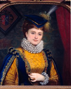 Portrait of the theater comedian Hortense Schneiderdani