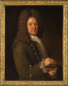Portræt af Simon Harcourt, 1. Viscount Harcourt 1661-1727, første tredjedel af det 18. årh. af Alexis Simon Belle