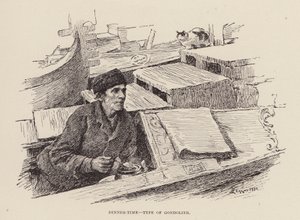 Middagstid, type gondolier (gravering) af Alezzandro Zezzos