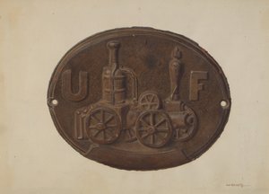 Brandmærke af Alf Bruseth