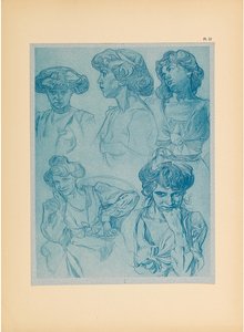 Dekorative dokumenter, 1902. af Alfons Marie Mucha