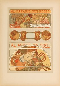Dekorative dokumenter, 1902. af Alfons Marie Mucha