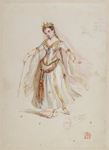 Halévy - La magicienne - kostumemodeller af Alfred Albert - 10. feer, kvindekor